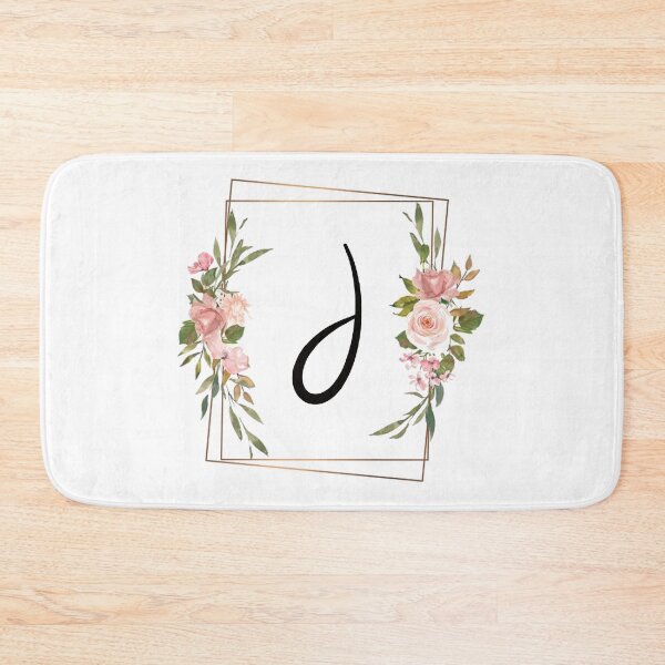 Item preview, Floral monogram letter J designed and sold by JustSeasons.