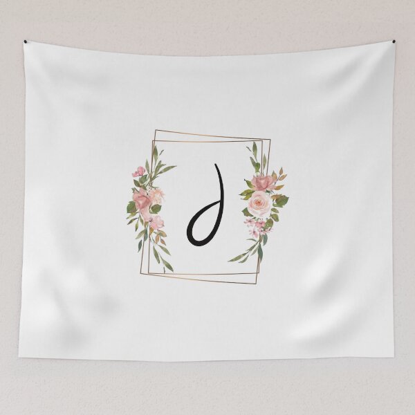 Item preview, Floral monogram letter J designed and sold by JustSeasons.