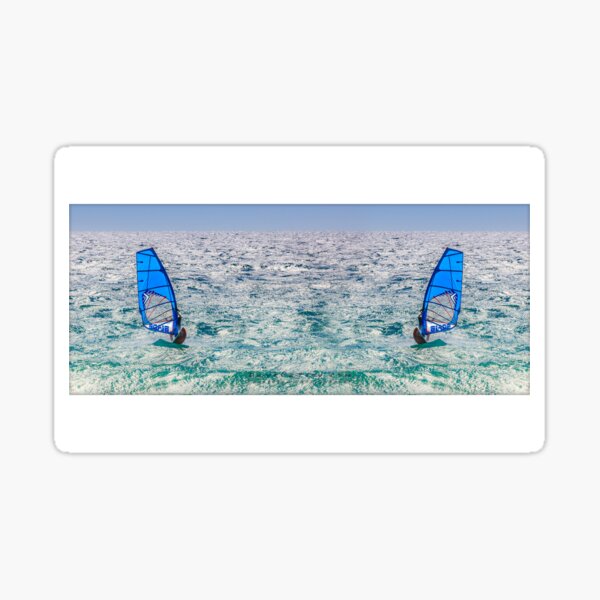 Ocean Windsurfing Mug Sticker