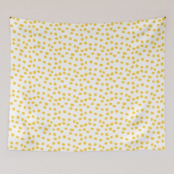 Item preview, Irregular yellow dots designed and sold by Doodleslover.