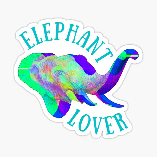 Item preview, Neon Blue Elephant Lover Shirt Cute Shirt Funny Shirt Animal Shirt Nature Shirt Africa Shirt Inspirational Shirt Sarcastic Shirt Pet Lover Shirt Birthday Gift  designed and sold by EpsilonEridani.