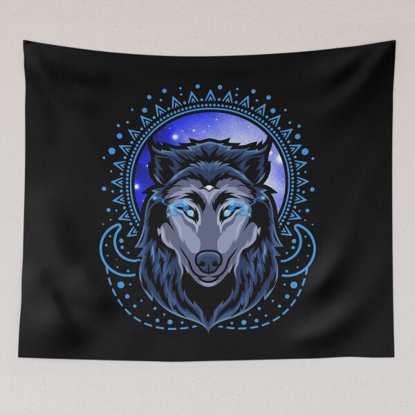 Item preview, Mystic Fantasy Wolf designed and sold by TexasMerch.