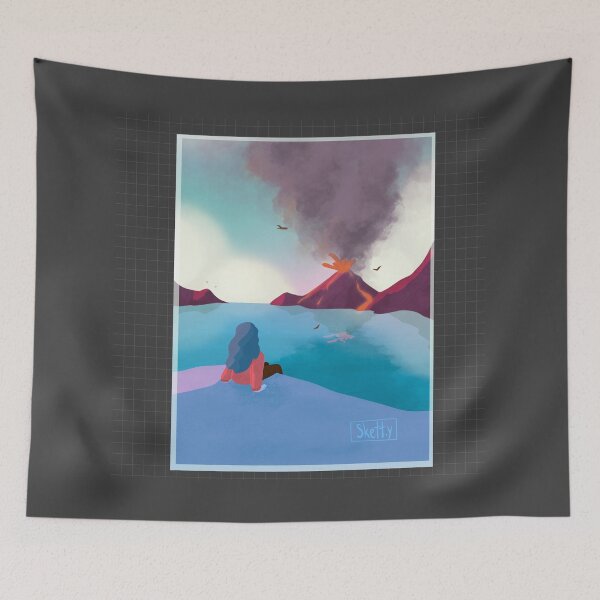 Item preview, Volcano Blue designed and sold by jastinamor.