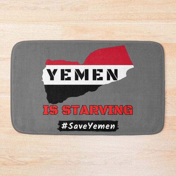 Item preview, Yemen is starving - Yemen map and flag colors designed and sold by Try-It.