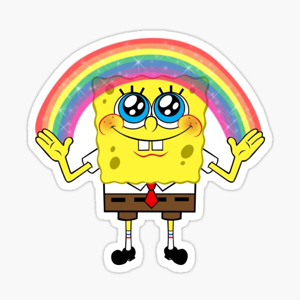 SpongeBobs Imagination Sticker
