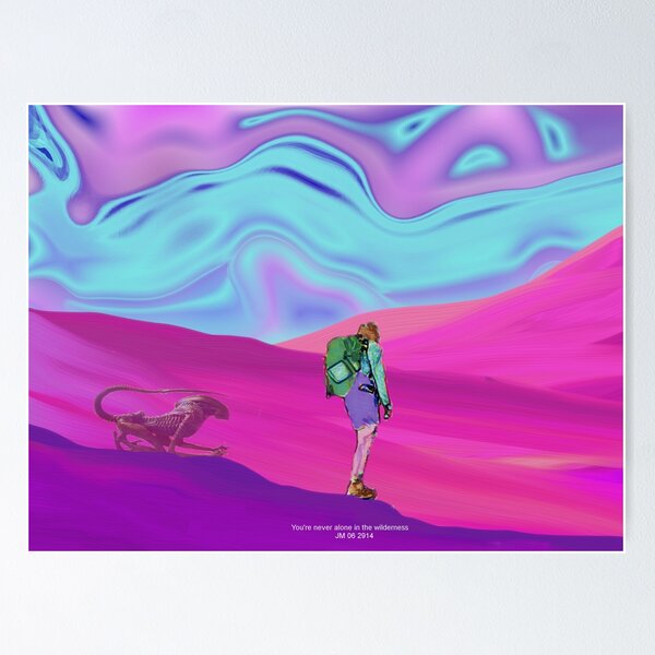 Item preview, You're never alone in the wilderness designed and sold by John Moore.