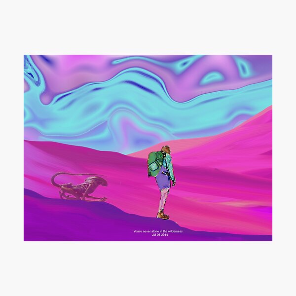 Item preview, You're never alone in the wilderness designed and sold by John Moore.