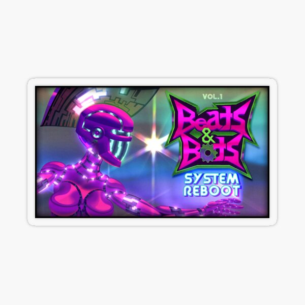 Beats & Bots - "System Reboot" - YouTube Thumb Transparent Sticker