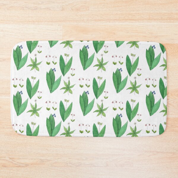 Item preview, Boreal Flowers Watercolor Illustrations - Forest Floor Series designed and sold by Danica Templeton.