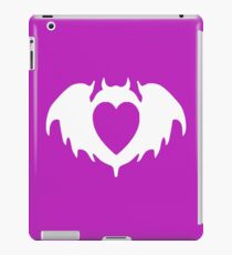 Clandestine Bat Heart - White iPad Case/Skin