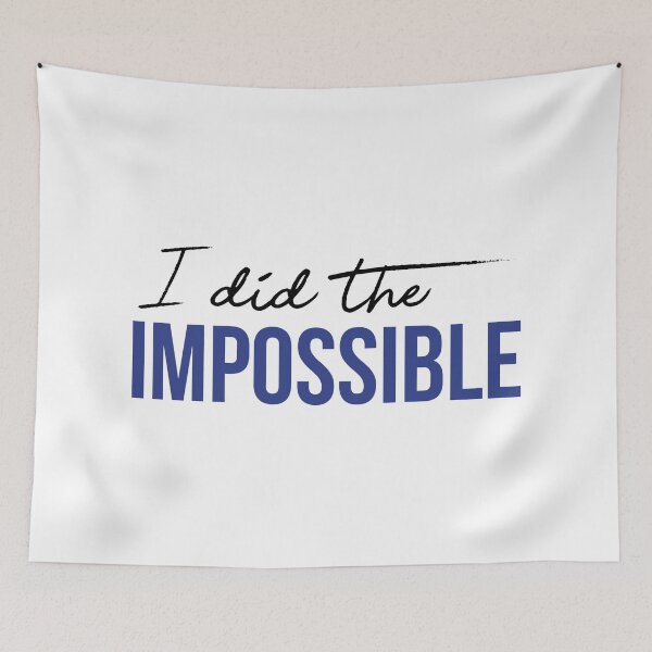 Item preview, I Did The Impossible (Colors) designed and sold by FilipeFerreira.