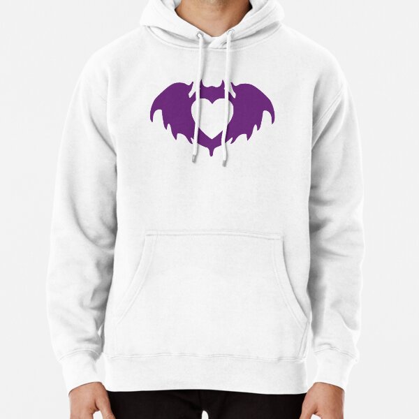 Clandestine Bat Heart - Purple Purple Pullover Hoodie | Redbubble