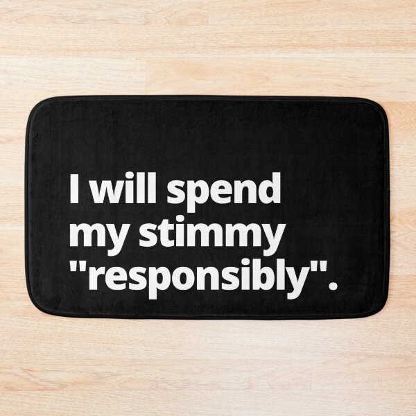 Item preview, I Will Spend My Stimmy Responsibly Stimulus Check Joke designed and sold by Johan Liebert.