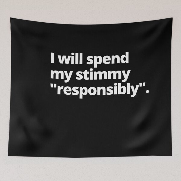 Item preview, I Will Spend My Stimmy Responsibly Stimulus Check Joke designed and sold by Johan Liebert.