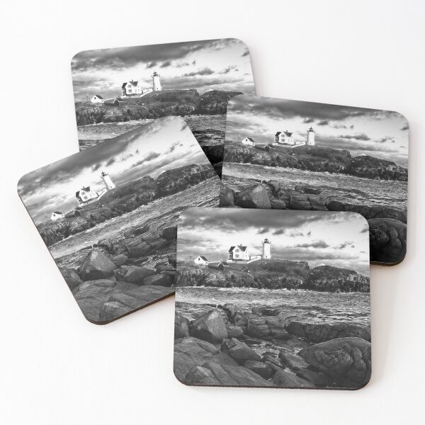 Item preview, Nubble Lighthouse, Maine 4bw designed and sold by StevenRalserPhoto.