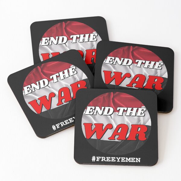 Item preview, End the war #FreeYemen - Yemen flag colors designed and sold by Try-It.