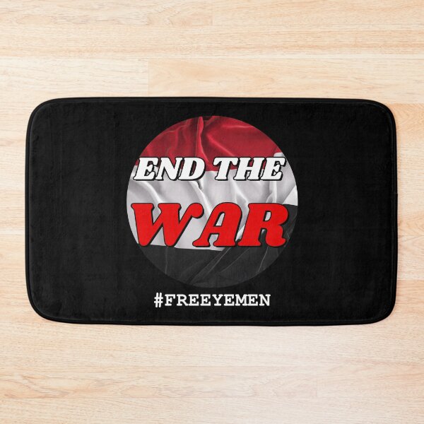 Item preview, End the war #FreeYemen - Yemen flag colors designed and sold by Try-It.