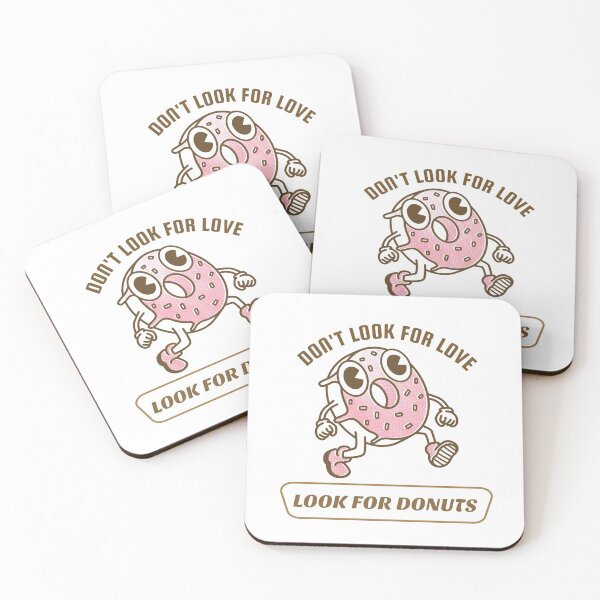 Item preview, Funny Vintage Dont Look For Love Look For Donuts designed and sold by ModkMerch.