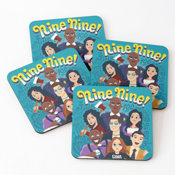 Item preview, Brooklyn Nine-Nine cartoon design designed and sold by Studio RTN.