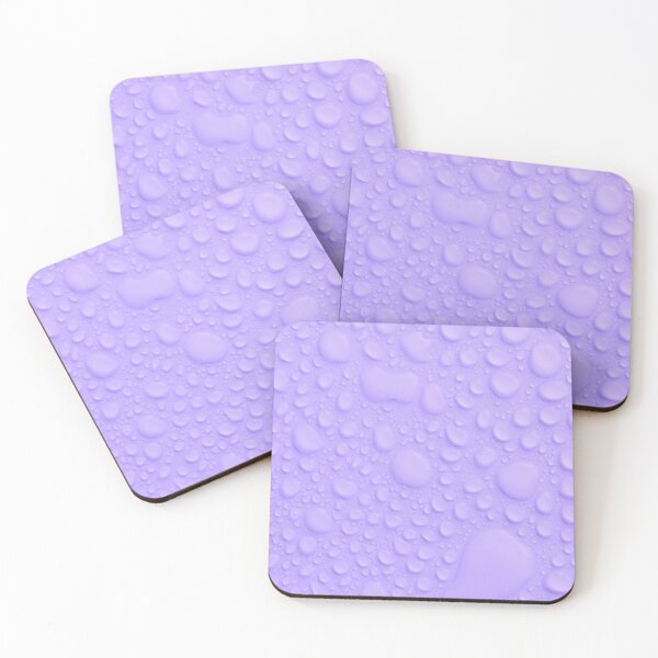Item preview, Water Droplets on Lavender, Raindrops Print on Lilac designed and sold by TGIYHome.