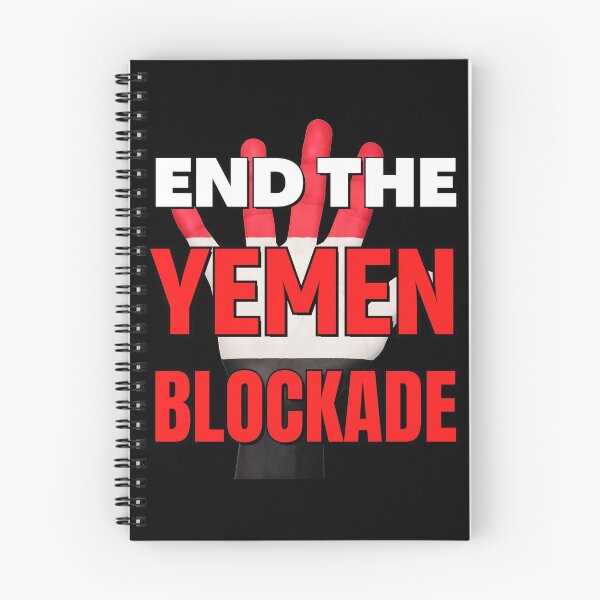 Item preview, End the Yemen Blockade - Red White and Black hand designed and sold by Try-It.