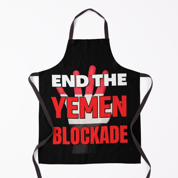 Item preview, End the Yemen Blockade - Red White and Black hand designed and sold by Try-It.