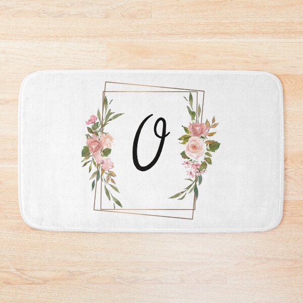 Item preview, Floral letter O monogram designed and sold by JustSeasons.