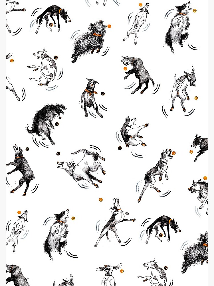 Thumbnail 3 of 3, Journal, Dogs bad at catching balls designed and sold by Chabdpointcom.