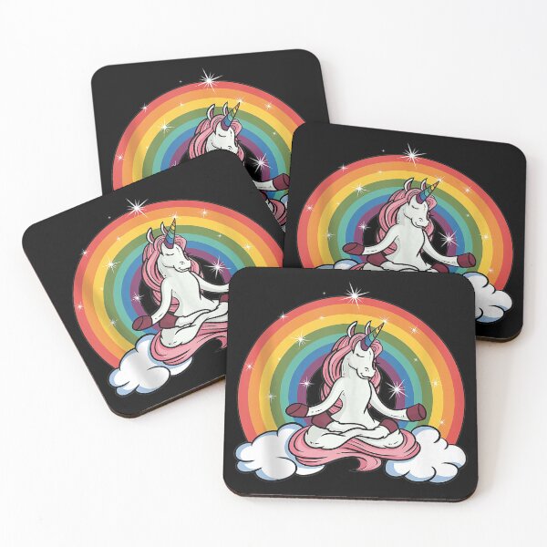 Item preview, Meditation Unicorn Rainbow II designed and sold by Peace And Yogi.