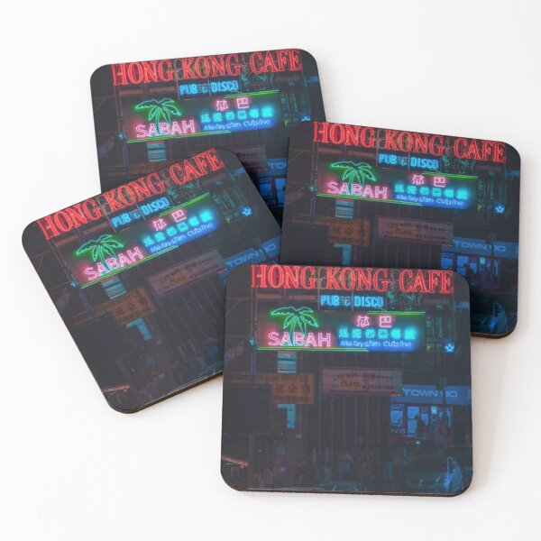 Item preview, Hong Kong Neon Lights - Kowloon 香港咖啡 designed and sold by Myōhō Print Co..