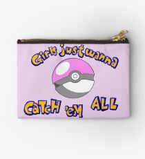 Girl's just wanna catch 'em all Studio Pouch