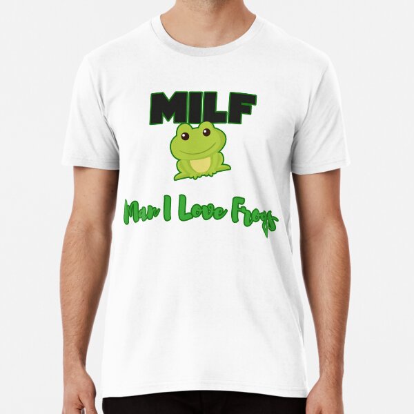 Vista previa del artículo con la obra «MILF hombre amo las ranas llano-ranas diciendo regalo», diseñado y vendido por ELEVATE  SHOP.