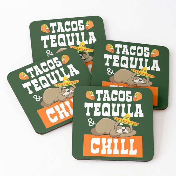Item preview, Tacos Tequila & Chill Sloth Mexican Sombero Tacos designed and sold by gigipl7.