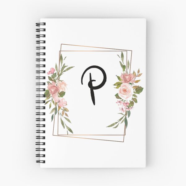 Item preview, Floral monogram letter P designed and sold by JustSeasons.