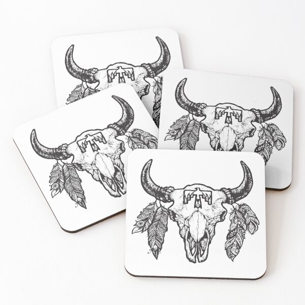 Item preview, Thunderbird Steer Skull designed and sold by HorseFly Ranch.
