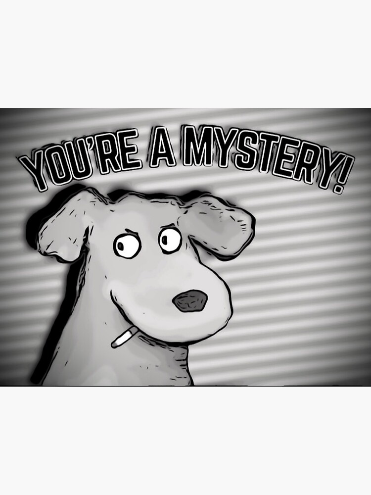 Thumbnail 2 of 2, Greeting Card, YOU'RE A MYSTERY! designed and sold by paulvolker.