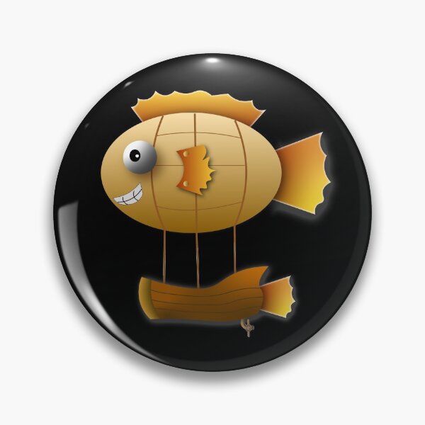 Item preview, Goldfish Airship designed and sold by scrapnpaint.