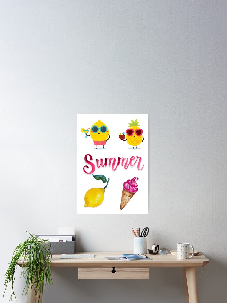 Thumbnail 2 of 3, Poster, Summer set designed and sold by Designs-RZ.