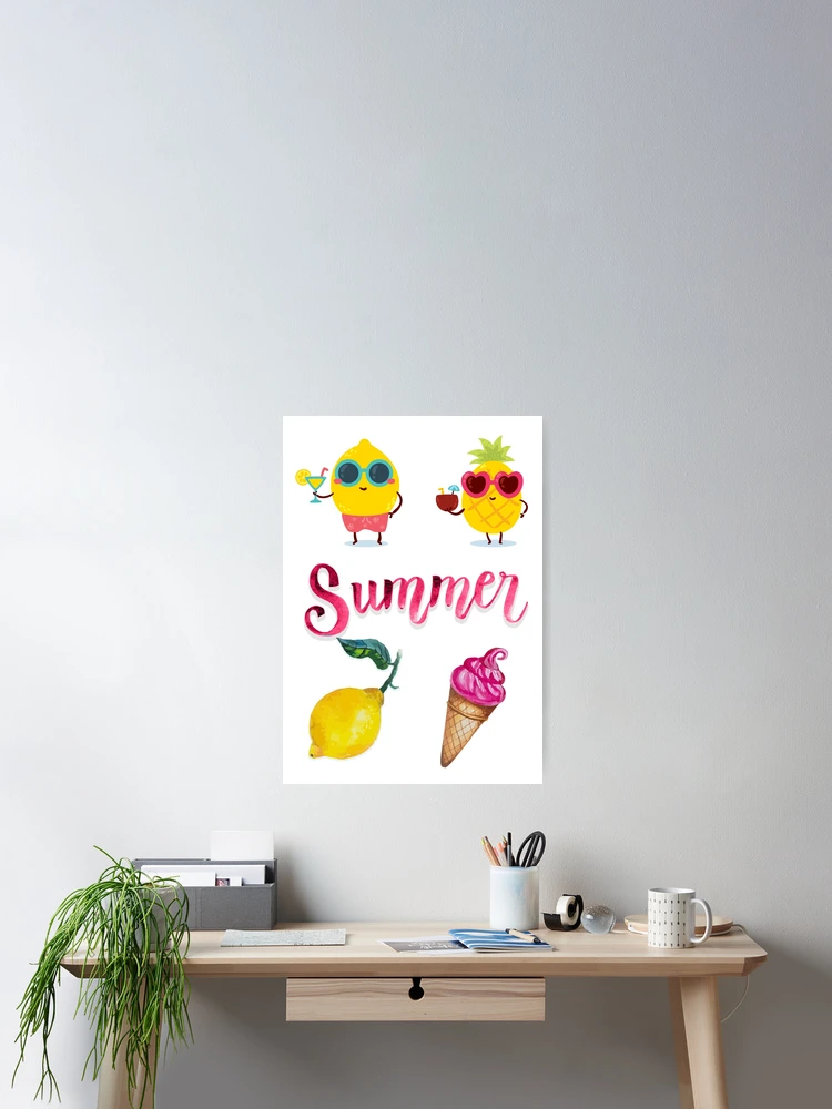 Thumbnail 2 of 3, Poster, Summer set designed and sold by Designs-RZ.