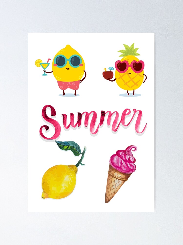 Thumbnail 1 of 3, Poster, Summer set designed and sold by Designs-RZ.