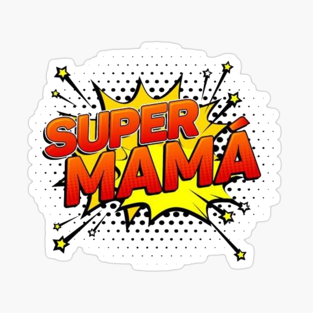 SUPER MOM ! Mother's Day / Birthday Greeting Card by Studio RTN