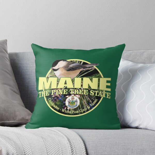 Item preview, Maine (state bird & flower) designed and sold by curranmorgan.