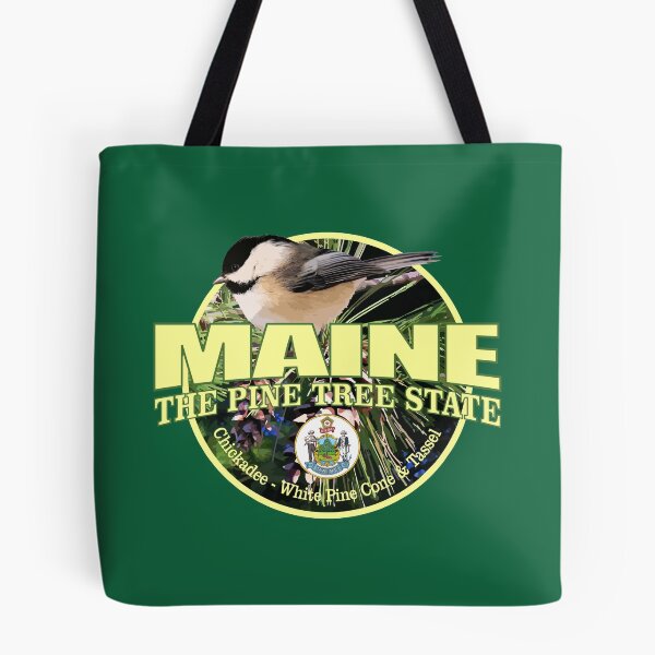 Item preview, Maine (state bird & flower) designed and sold by curranmorgan.