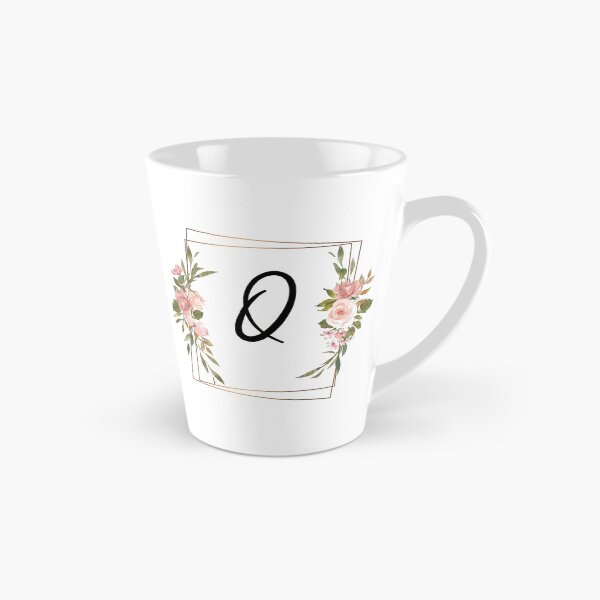 Item preview, Floral letter Q monogram designed and sold by JustSeasons.