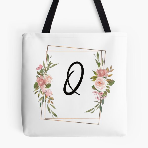 Aperçu de l'œuvre Monogramme floral lettre Q créée et vendue par JustSeasons.