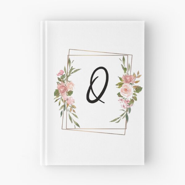 Item preview, Floral letter Q monogram designed and sold by JustSeasons.