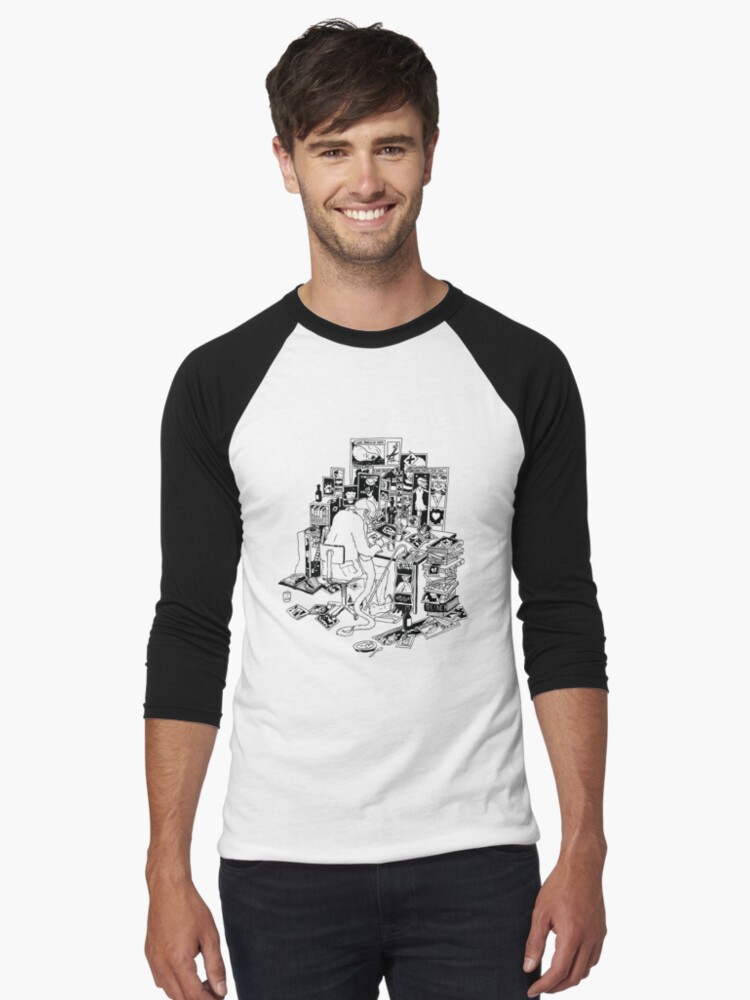 Thumbnail 1 von 3, Baseballshirt mit 3/4-Arm, Zieh mein Leben designt und verkauft von moritzstork.