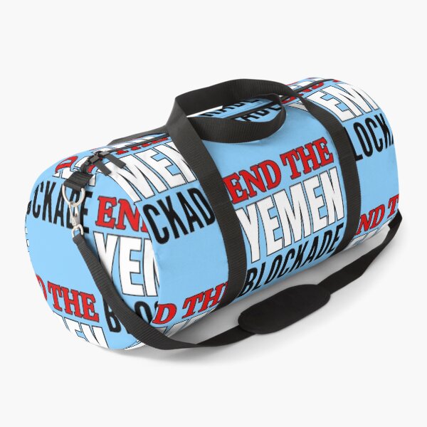 Item preview, End the Yemen Blockade - Red White and Black text designed and sold by Try-It.
