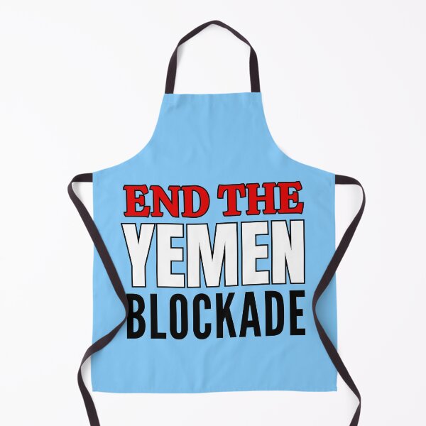 Item preview, End the Yemen Blockade - Red White and Black text designed and sold by Try-It.