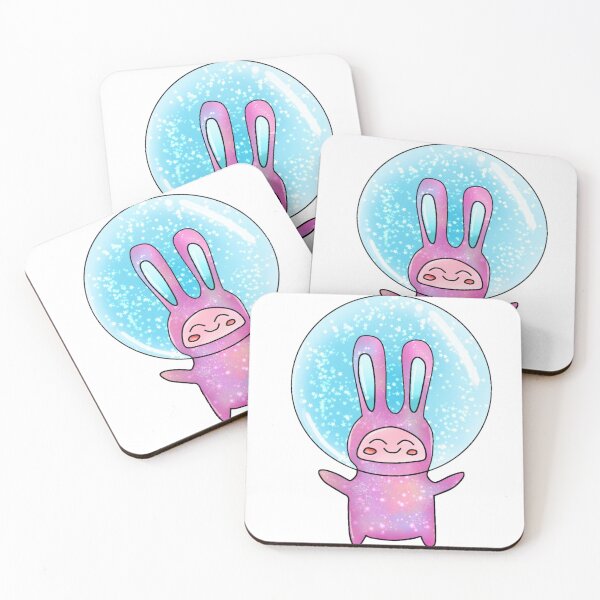 Item preview, Cute Chibi Aesthetic Bunny at Space designed and sold by kimtantan.